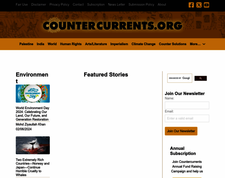Countercurrents.org thumbnail