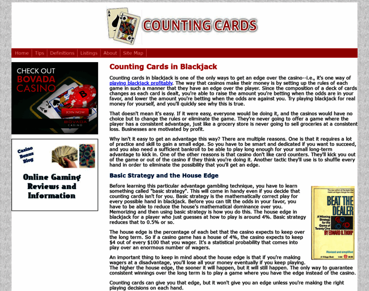 Countingcards.org thumbnail