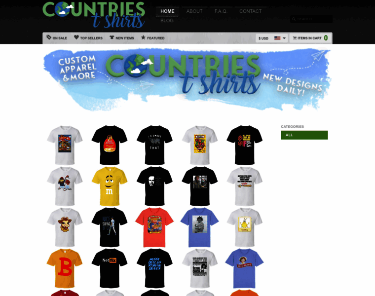 Countriestshirts.com thumbnail