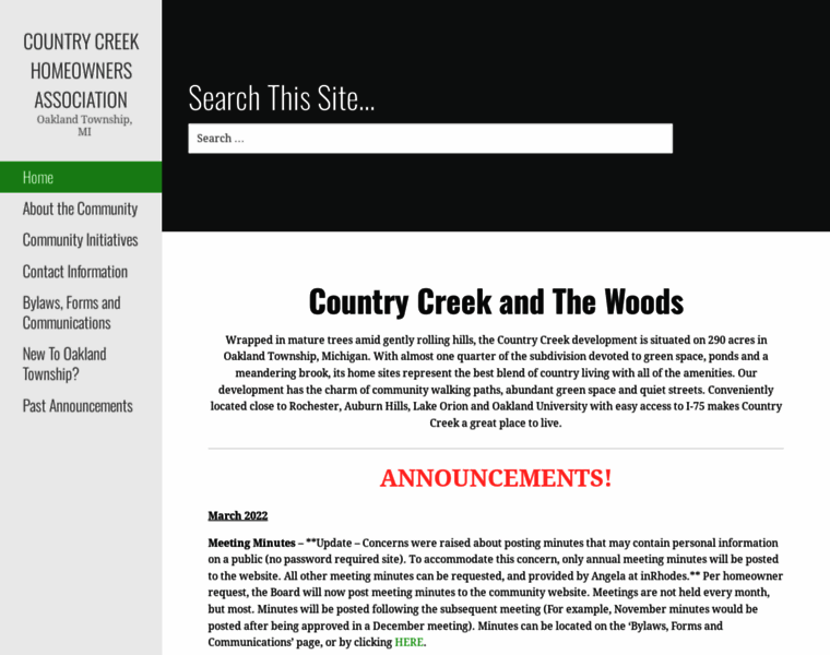 Country-creek.com thumbnail