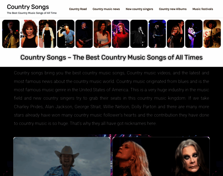 Country-songs.com thumbnail