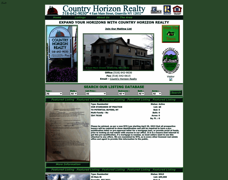 Countryhorizonrealty.net thumbnail