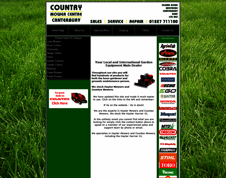 Countrymowercentre.co.uk thumbnail