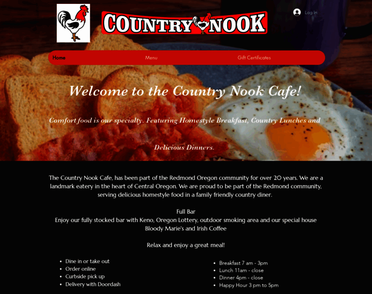 Countrynookcafe.com thumbnail