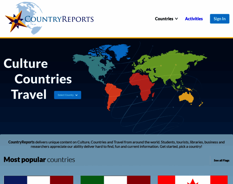 Countryreports.org thumbnail