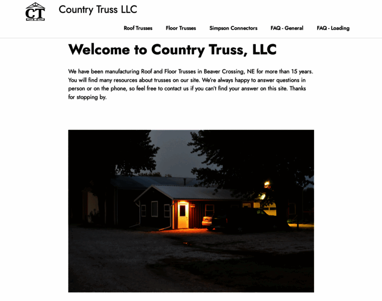 Countrytruss.net thumbnail