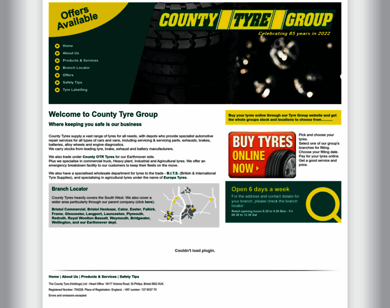 County-tyres.co.uk thumbnail