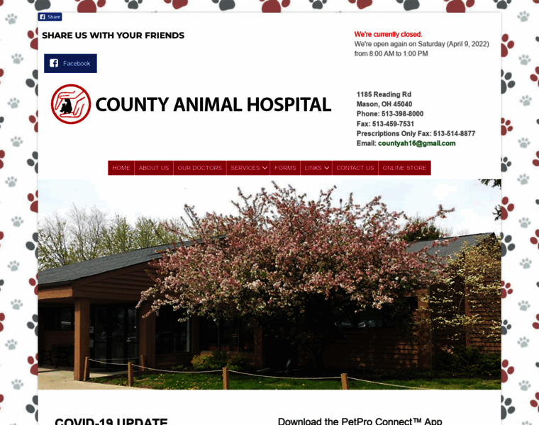 Countyanimalhospitalmason.com thumbnail