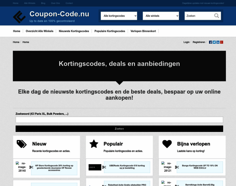 Coupon-code.nu thumbnail