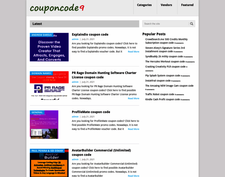Couponcode9.com thumbnail