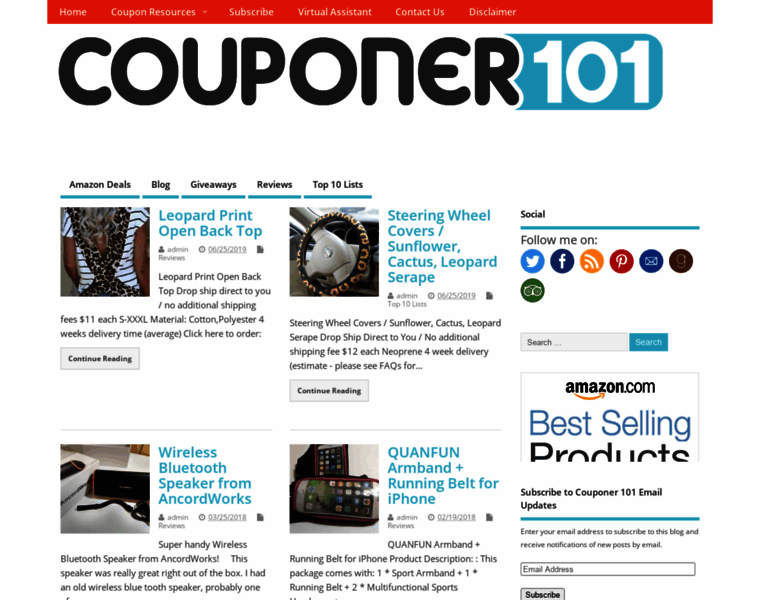 Couponer101.com thumbnail