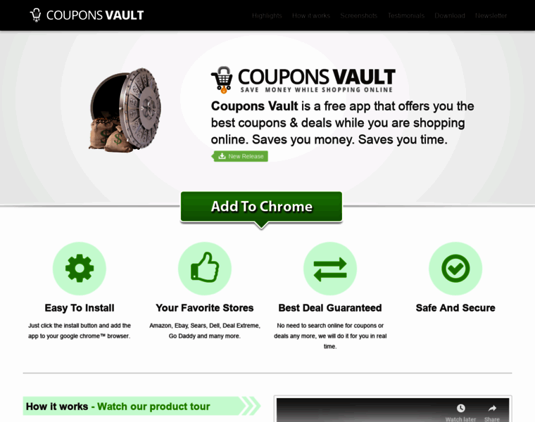 Coupons-vault.com thumbnail