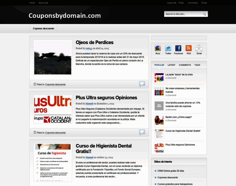 Couponsbydomain.com thumbnail