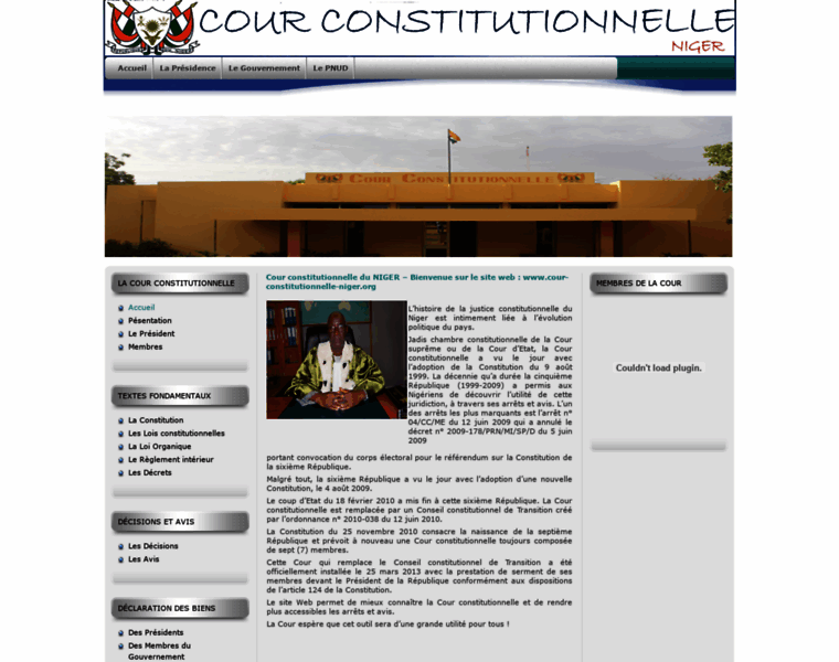 Cour-constitutionnelle-niger.org thumbnail