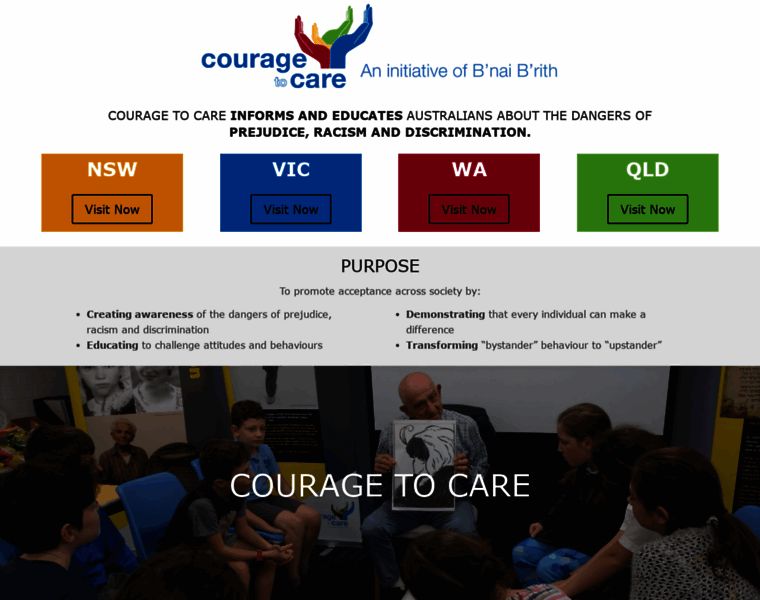 Couragetocare.com.au thumbnail