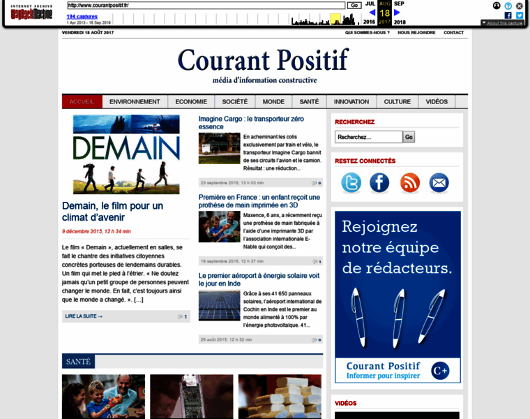 Courantpositif.fr thumbnail