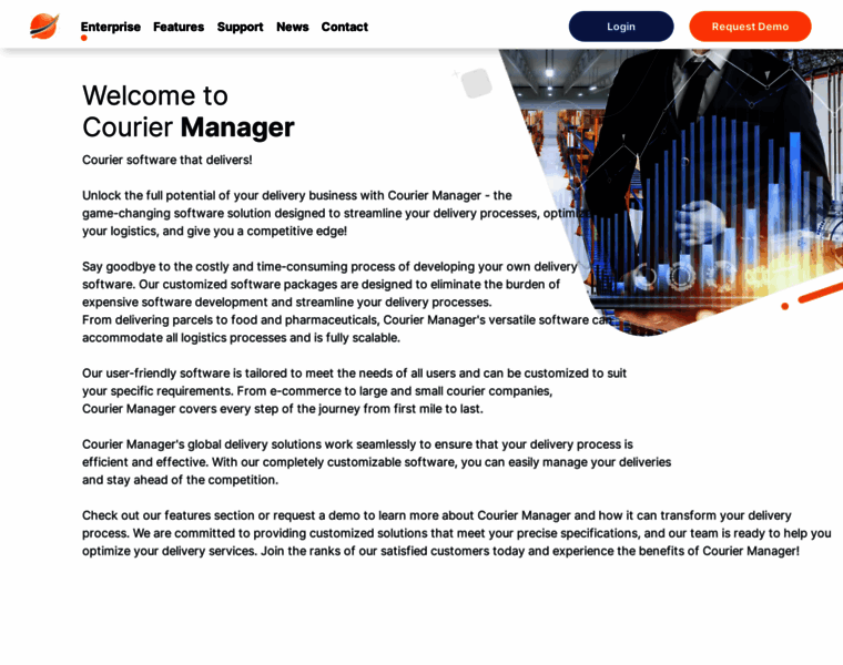 Couriermanager.com thumbnail