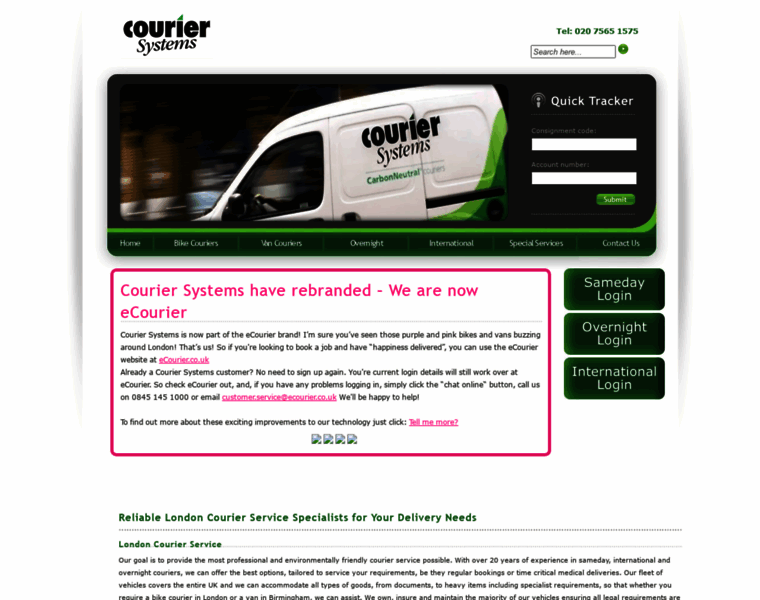 Couriersys.co.uk thumbnail