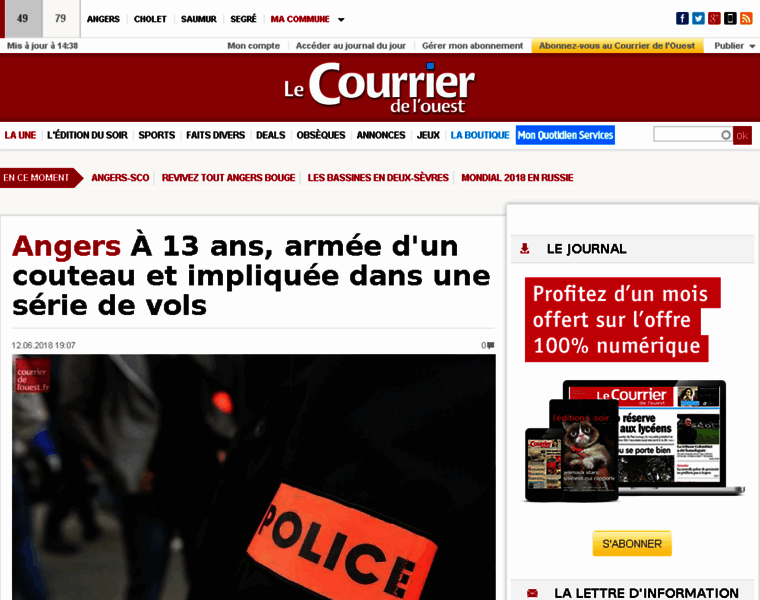 Courrierdelouest.fr thumbnail