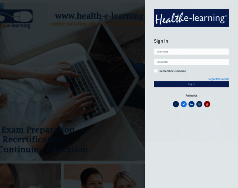 Courses.health-e-learning.com thumbnail