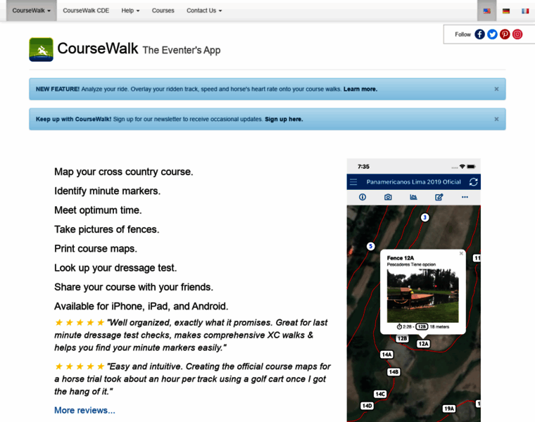 Coursewalkapp.com thumbnail