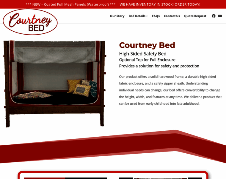 Courtneybed.com thumbnail