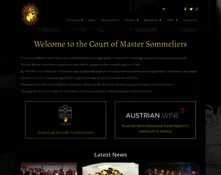 Courtofmastersommeliers.org thumbnail