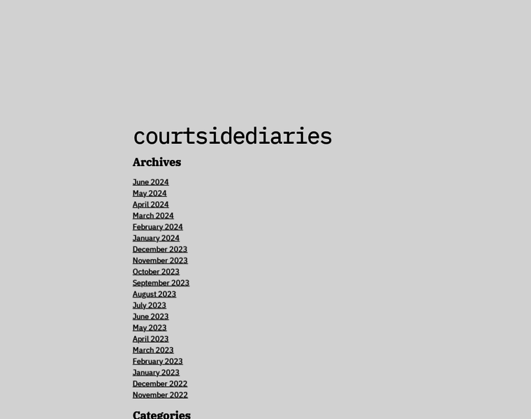Courtsidediaries.com thumbnail