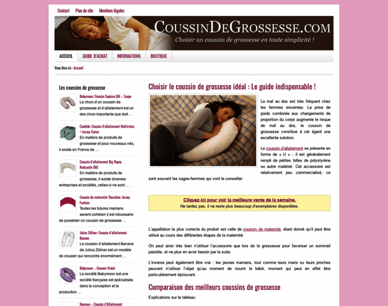 Coussindegrossesse.com thumbnail