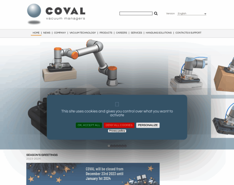 Coval-international.com thumbnail
