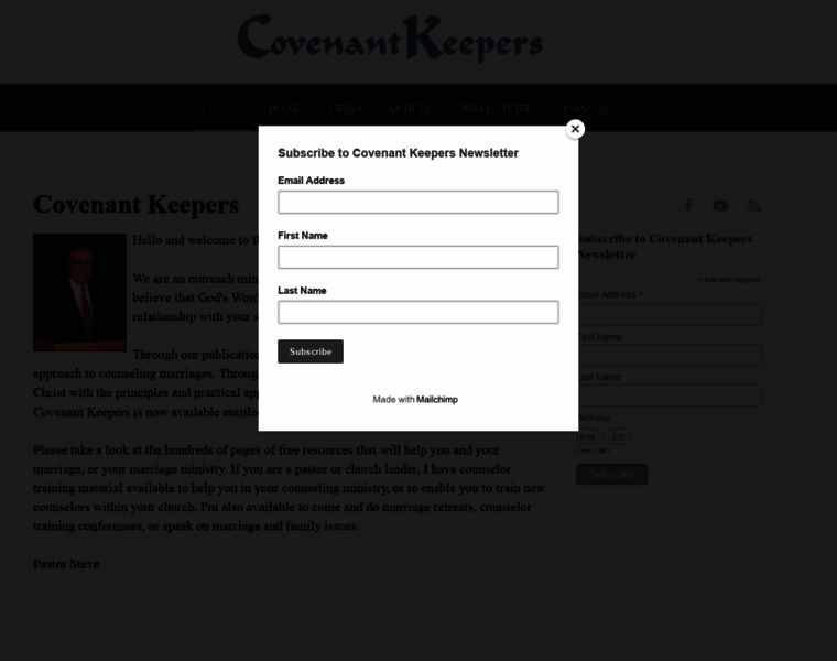 Covenantkeepers.org thumbnail