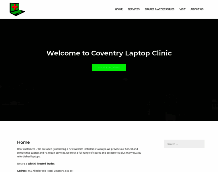 Coventrylaptopclinic.co.uk thumbnail
