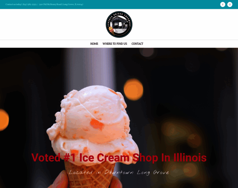 Coveredbridgecreamery.com thumbnail