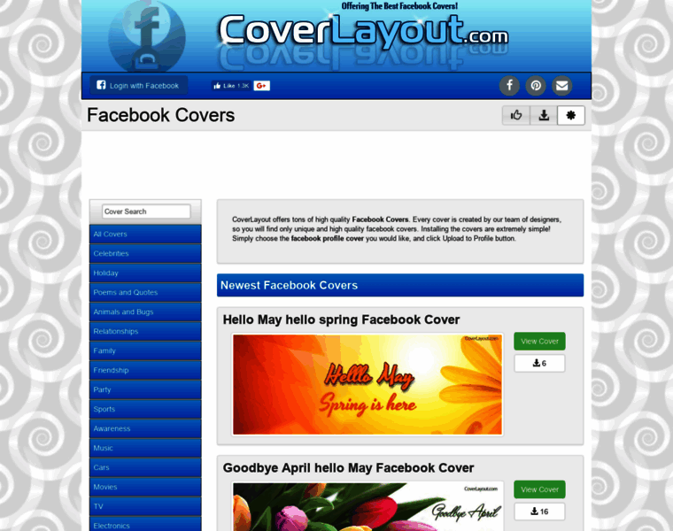 Coverlayout.com thumbnail