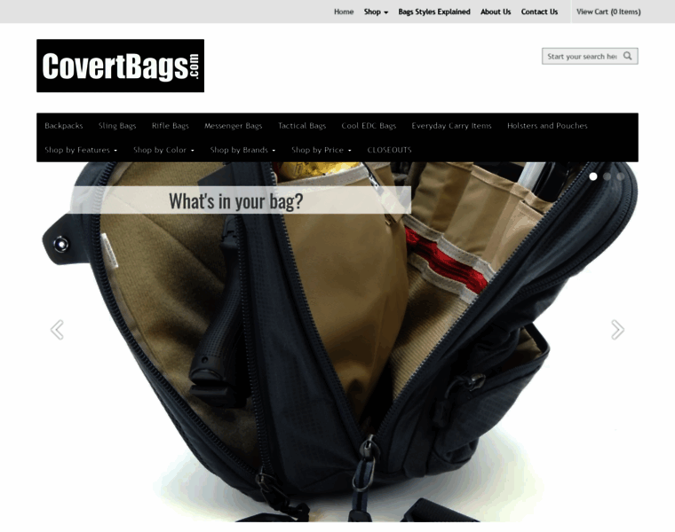 Covertbags.com thumbnail