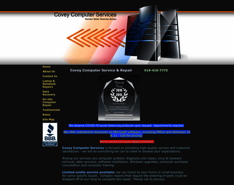 Coveycomputers.com thumbnail