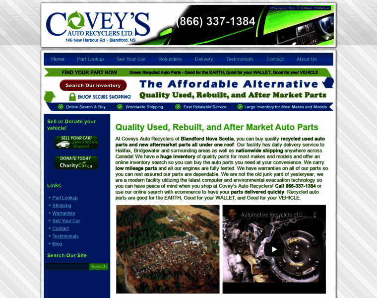 Coveys.com thumbnail
