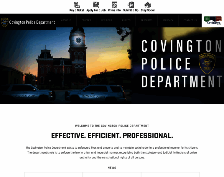 Covingtonpolice.com thumbnail