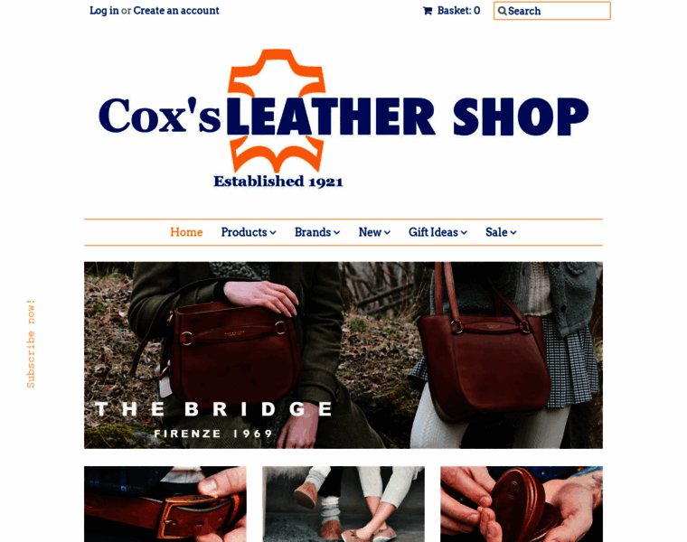 Coxs-leather-shop.co.uk thumbnail