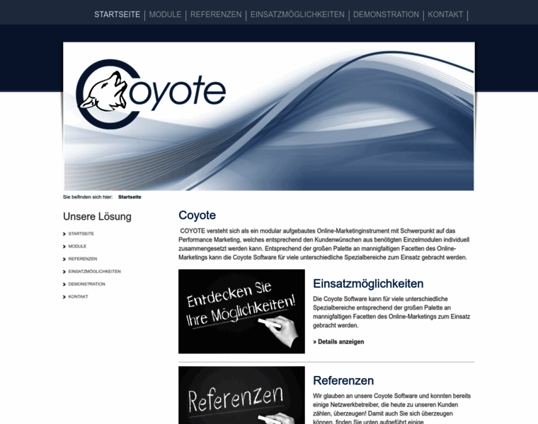 Coyote-software.de thumbnail
