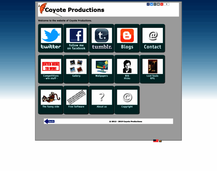 Coyoteproductions.co.uk thumbnail