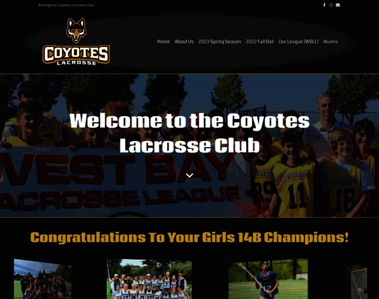 Coyoteslacrosse.org thumbnail