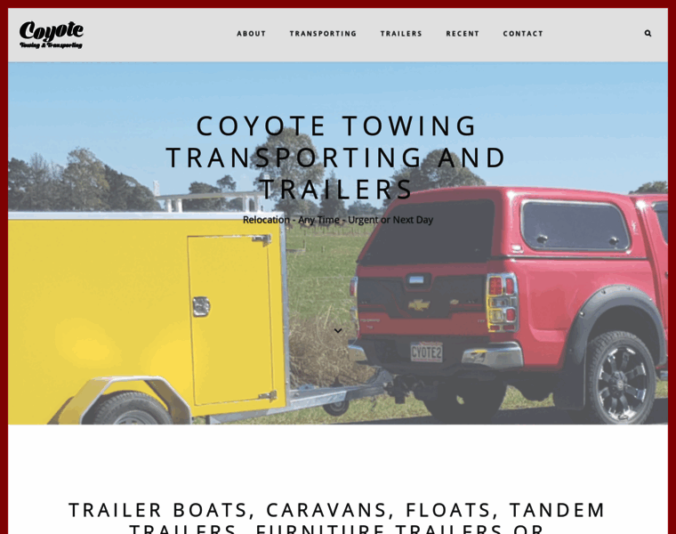 Coyotetowingtransporting.co.nz thumbnail