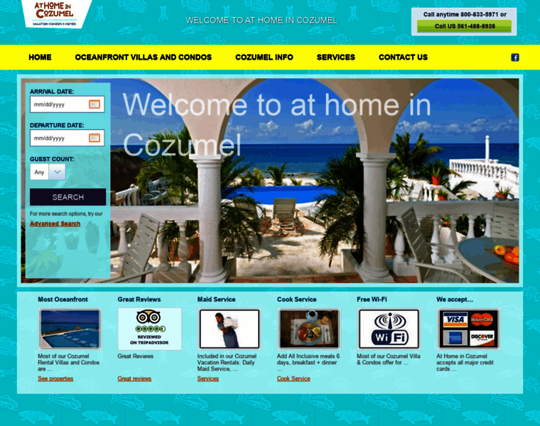 Cozumel-villa-rentals.com thumbnail