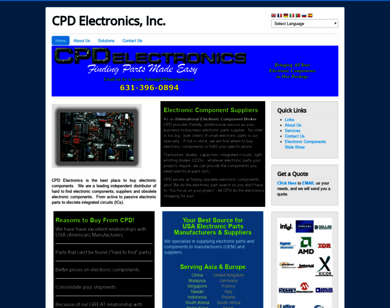 Cpdelectronics.com thumbnail
