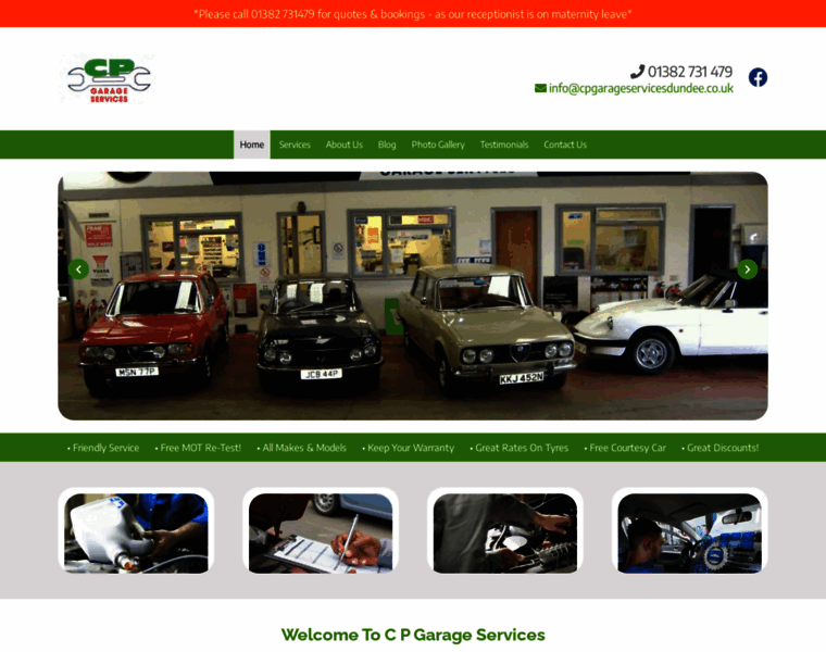 Cpgarageservicesdundee.co.uk thumbnail