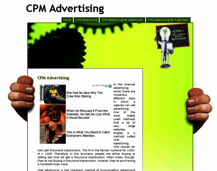 Cpmadvertising.net thumbnail