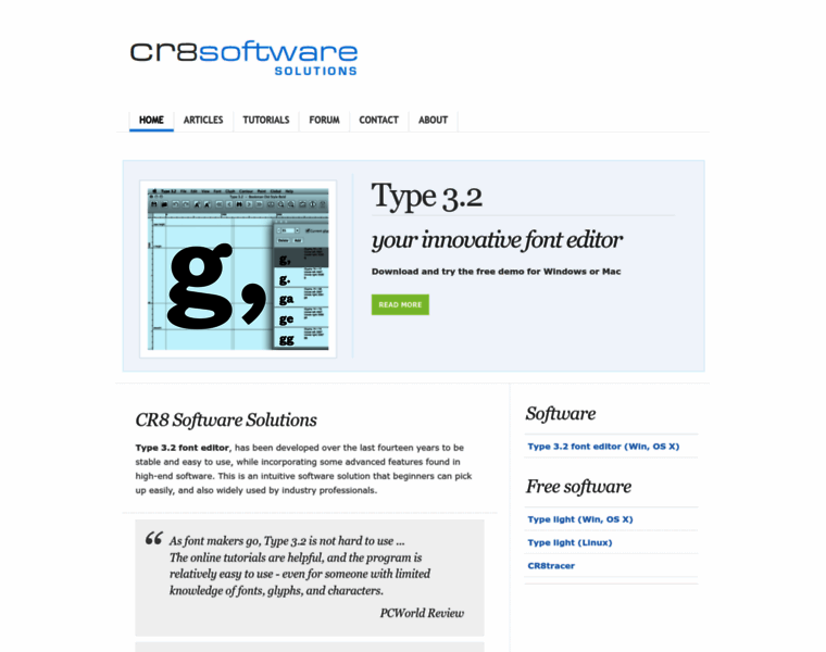 Cr8software.net thumbnail