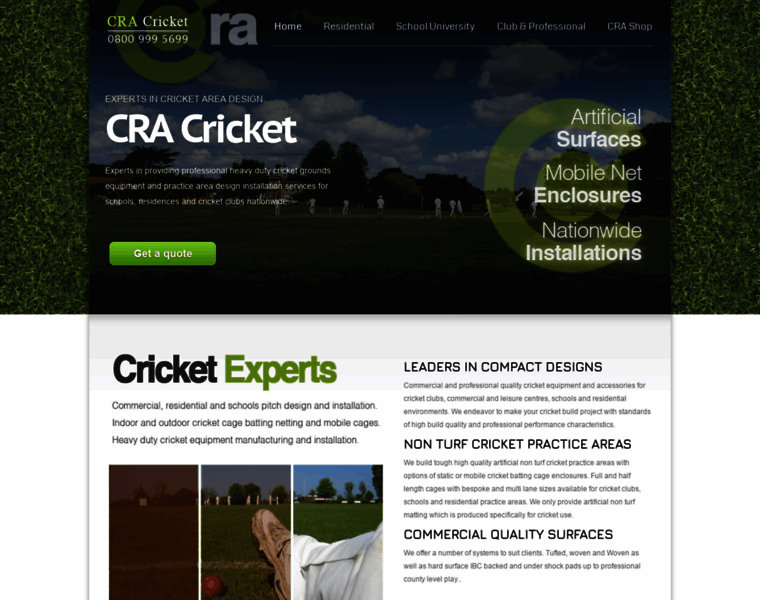 Cra-cricket.co.uk thumbnail