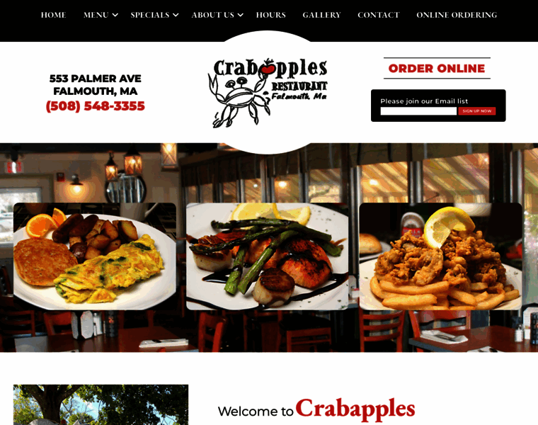 Crabapplesrestaurant.com thumbnail